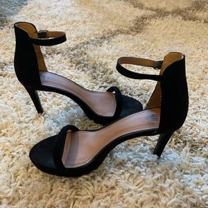 Strappy Black Heels